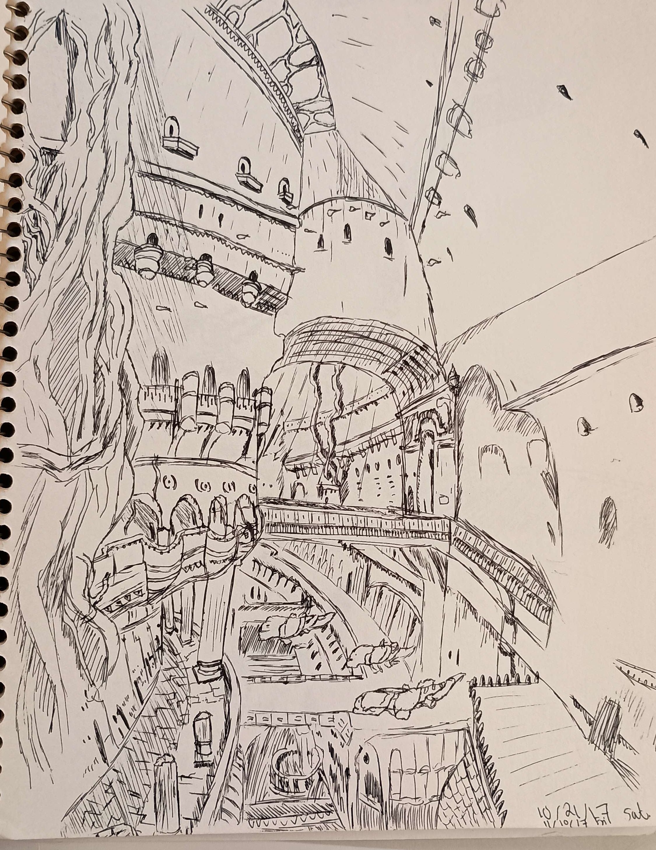 castle in the sky underwqater-Pen